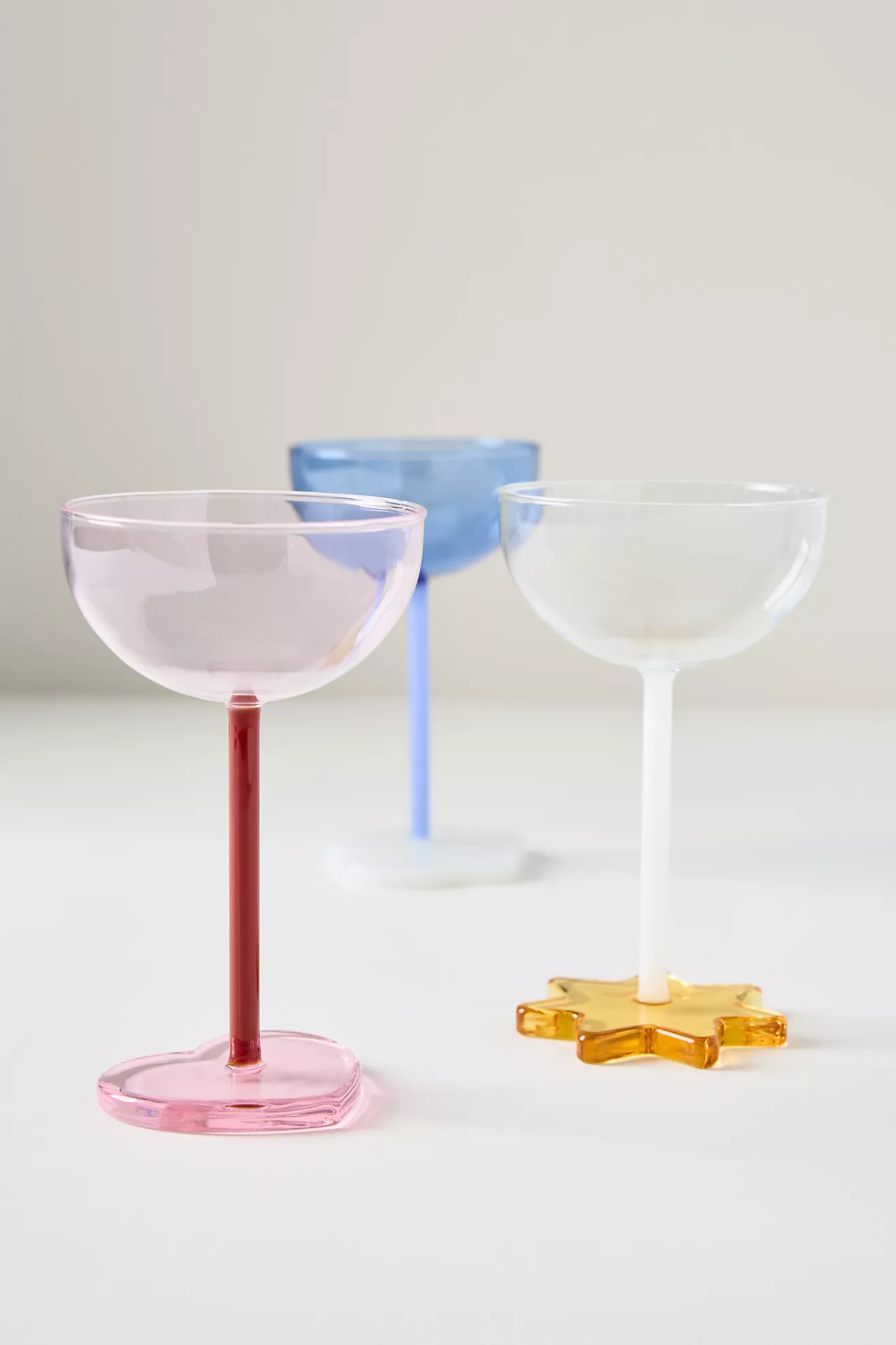 Icon Footed Coupe Glass | Anthropologie (US)
