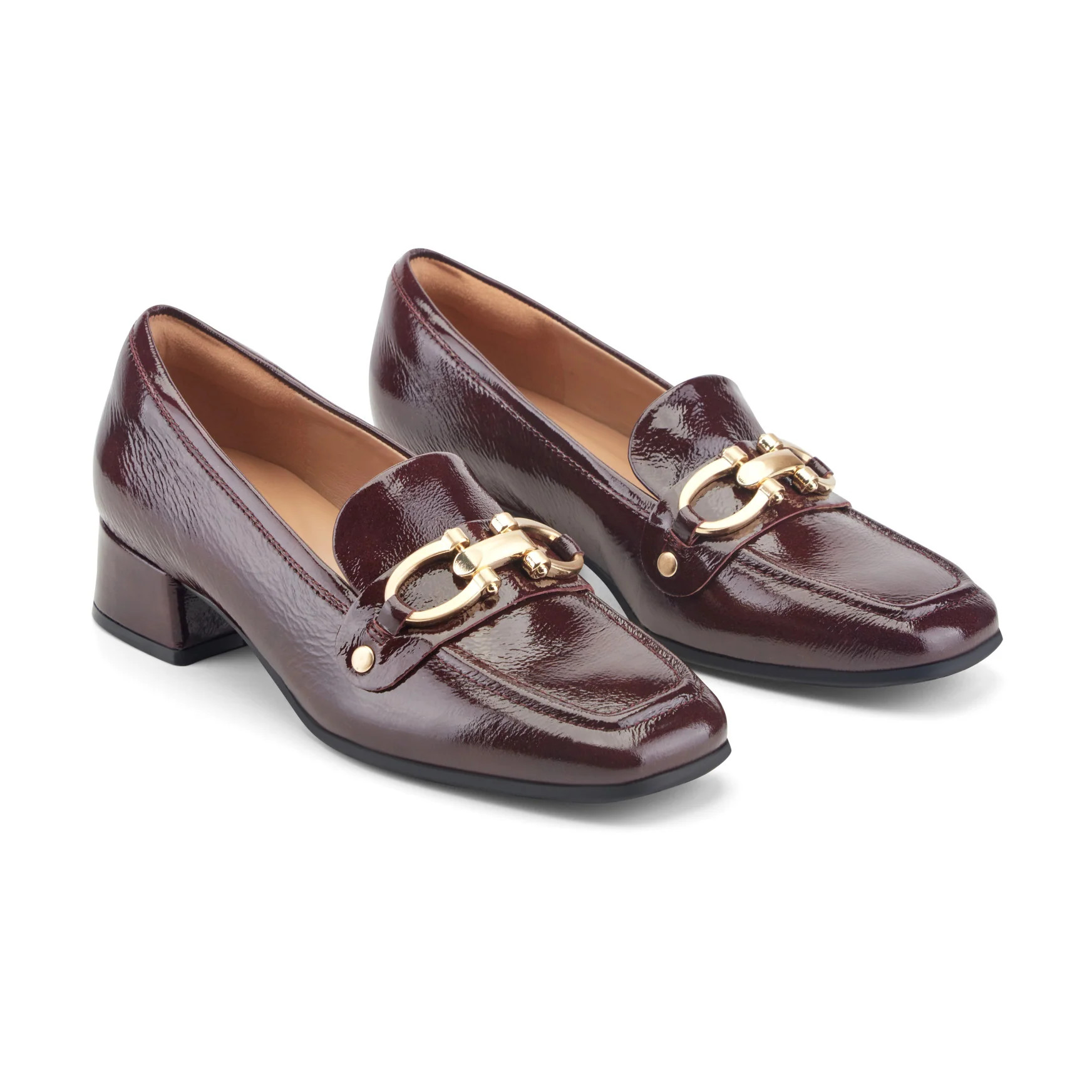 Women's Falyn Block Heel Loafers - Navy Leather | Easy Spirit | Easy Spirit
