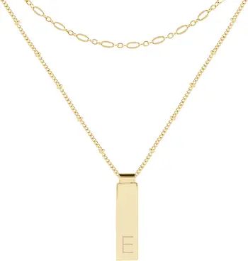 Brook and York Maisie Set of 2 Initial Layering Necklaces | Nordstrom | Nordstrom