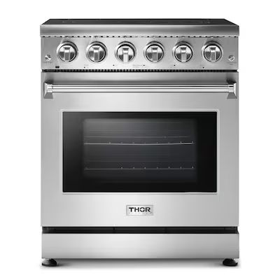 Thor Kitchen  30-in Smooth Surface 5 Elements 4.55-cu ft Convection Oven Freestanding Electric R... | Lowe's