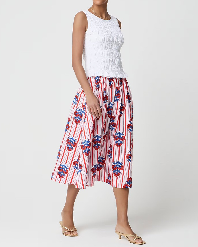 Red striped midi skirt

#LTKSeasonal #LTKSaleAlert