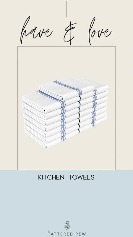 I use these zeppoli dish towels all around my home! I love the simplicity of the white with blue stripes, and they're super absorbent! 

#LTKFind #LTKhome #LTKunder50