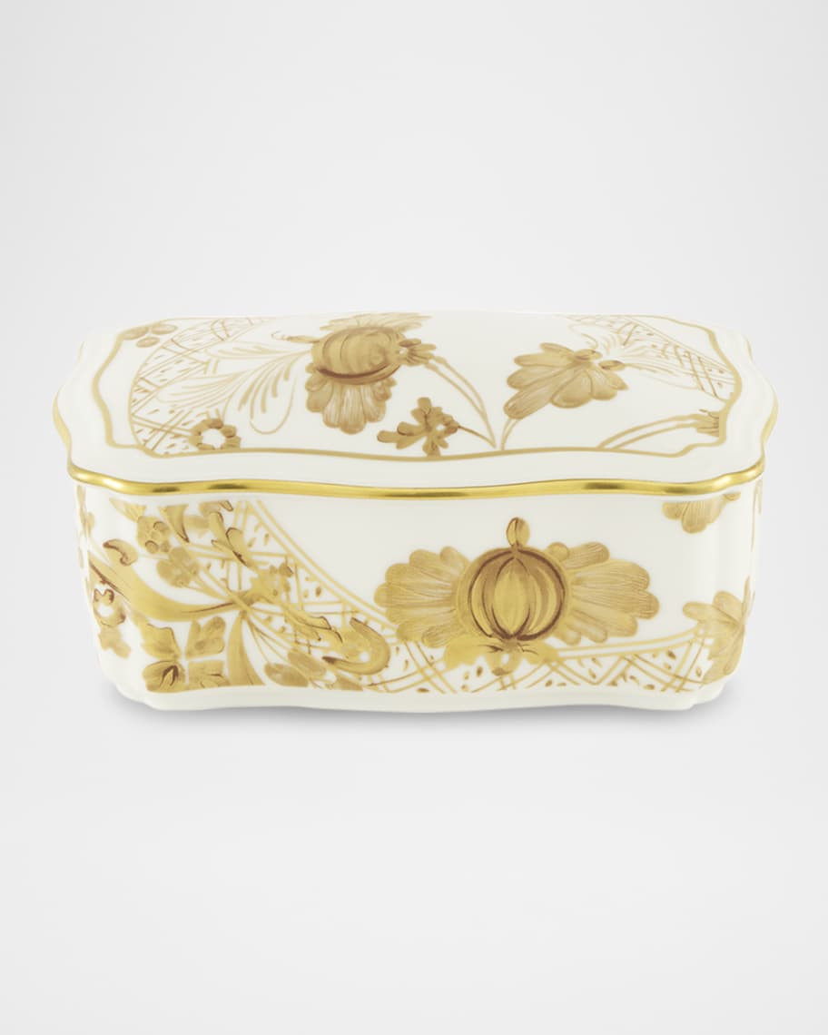 GINORI 1735 Aurum Large Trinket Box | Neiman Marcus