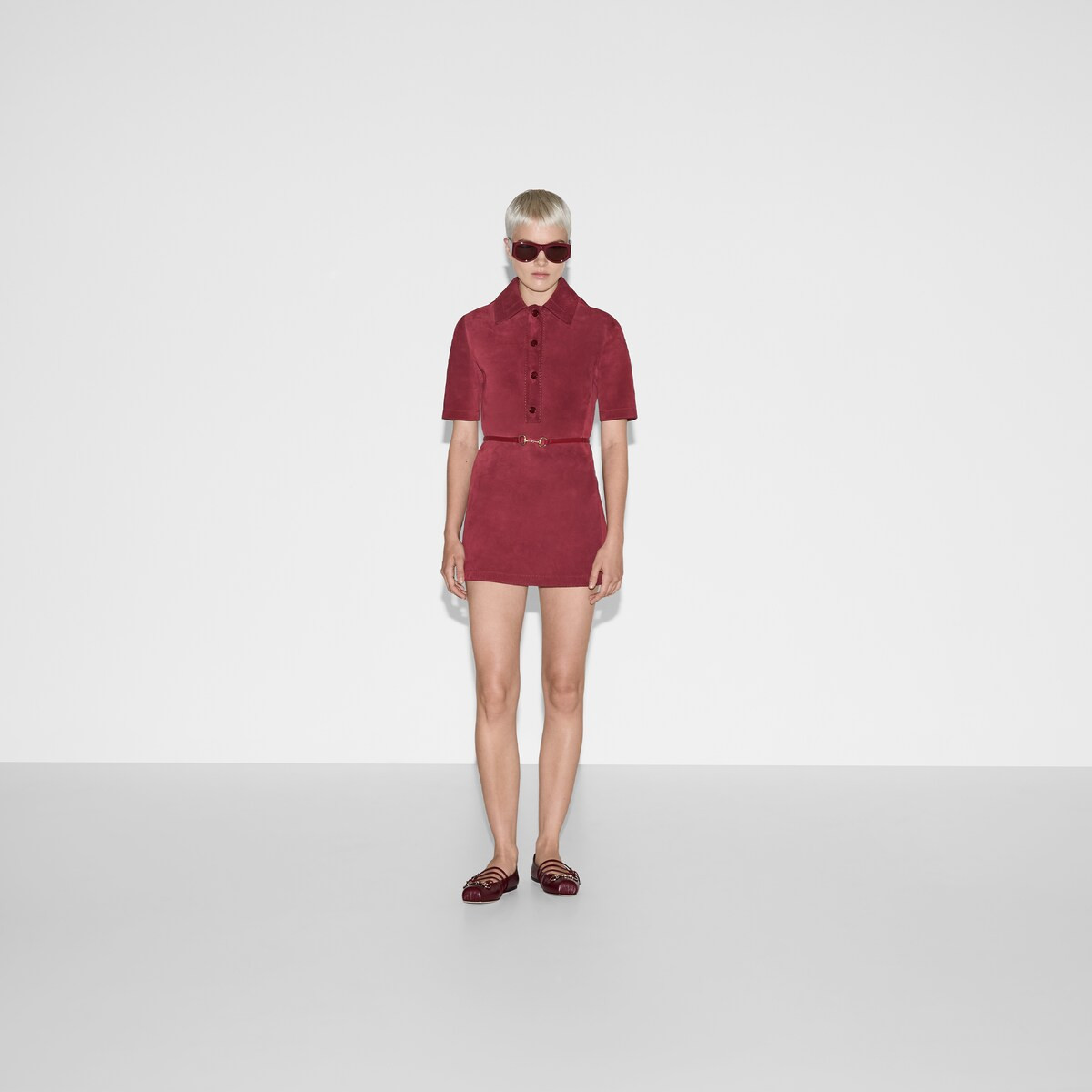 Gucci - Suede dress with detachable belt | Gucci (US)