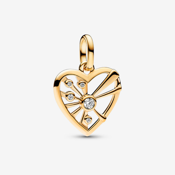 Pandora Heart & Rays Medallion Charm | Pandora US