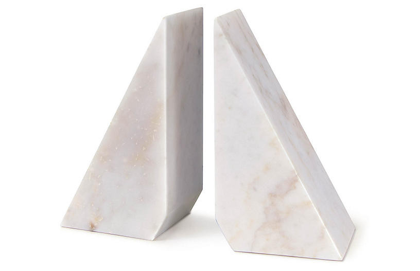 Othello Bookends - White - Regina Andrew | One Kings Lane