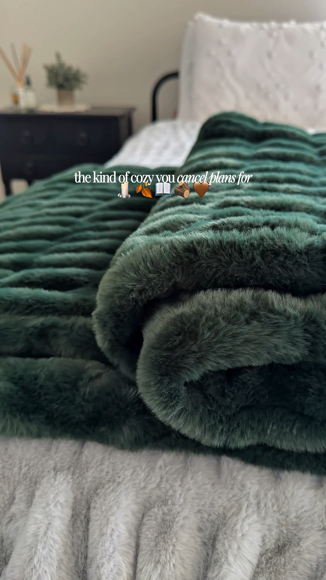 a blanket worth building your whole evening around ☁️🪵🤍

#LTKSeasonal #LTKHome #LTKselfcare