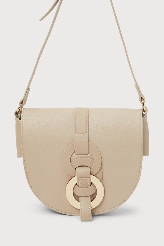 Posh Simplicity Beige Crossbody Bag | Lulus (US)