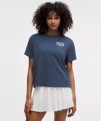 Relaxed-Fit Textured Jersey T-Shirt   Tennis Club | lululemon (AU)