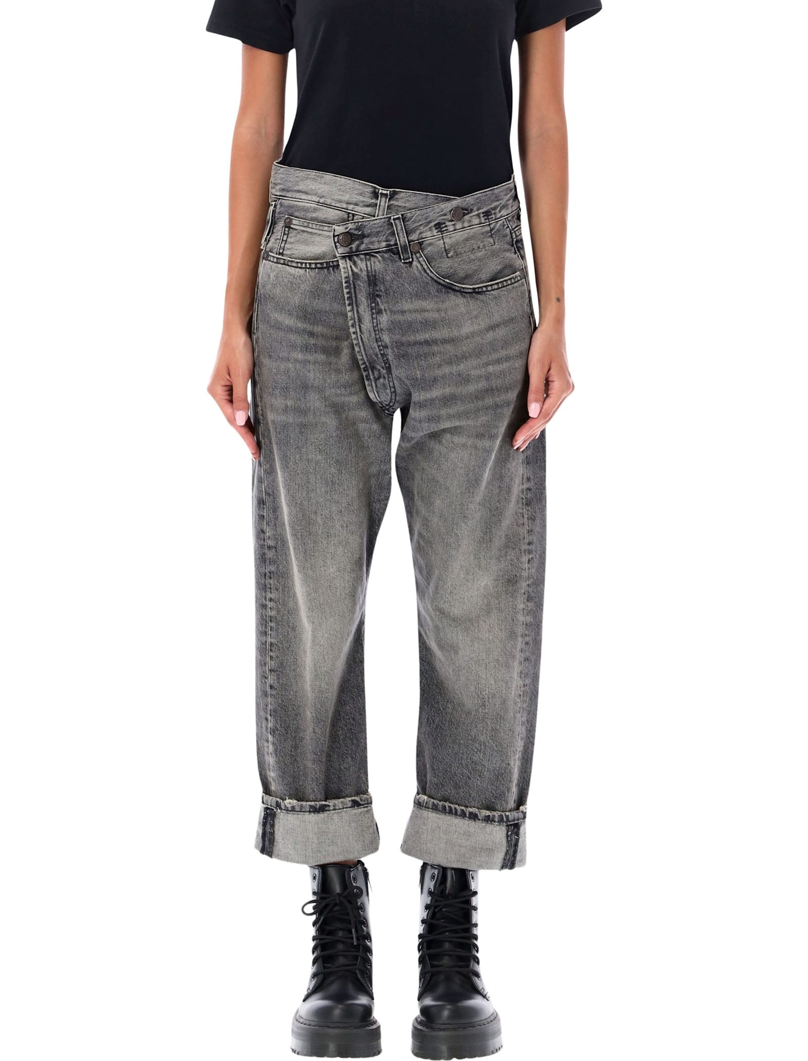 Crossover Waist Denim Jeans R13 | Italist.com US