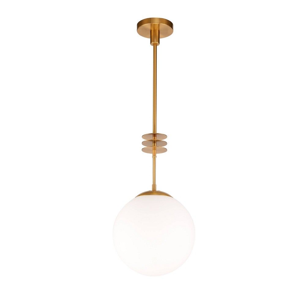 38" Mopden Globe Pendant Lamp Golden Bronze - Aiden Lane | Target
