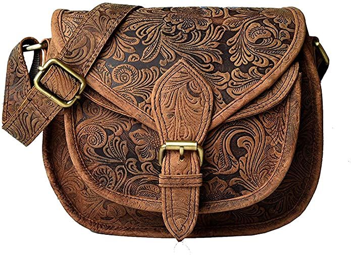 LEADERACHI Crossbody Shoulder Purse For Women Durable Sling Leather Handbag With Classic Design | Amazon (US)