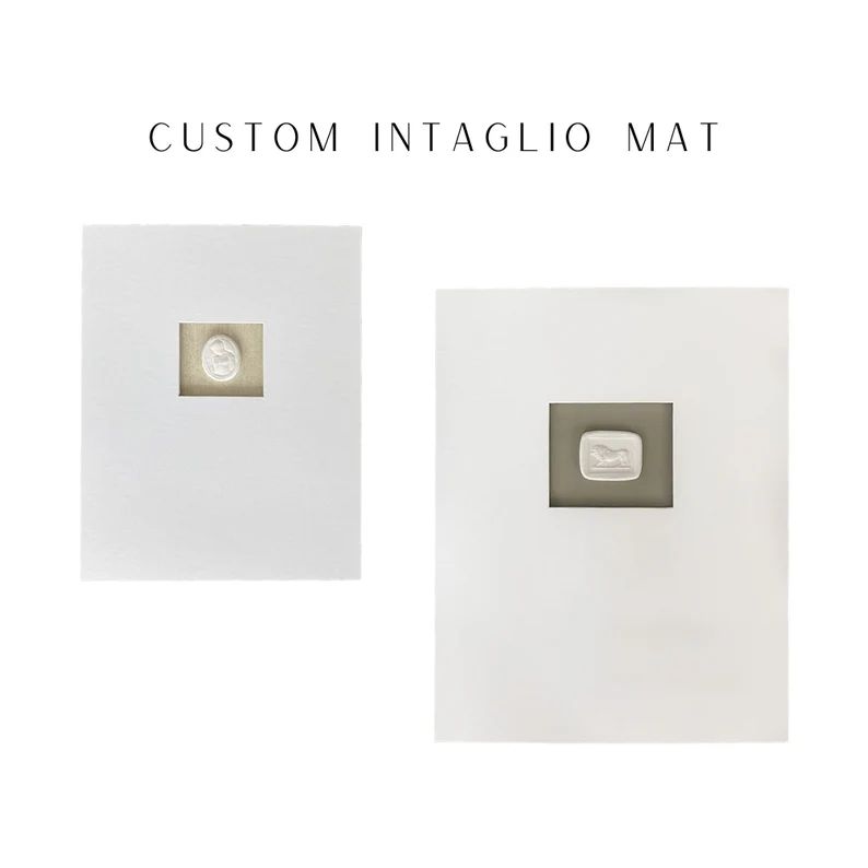 CUSTOM: Design your own Intaglio Mat - Holiday Gift - Wedding Gift - Interior Design - Home Decor... | Etsy (US)