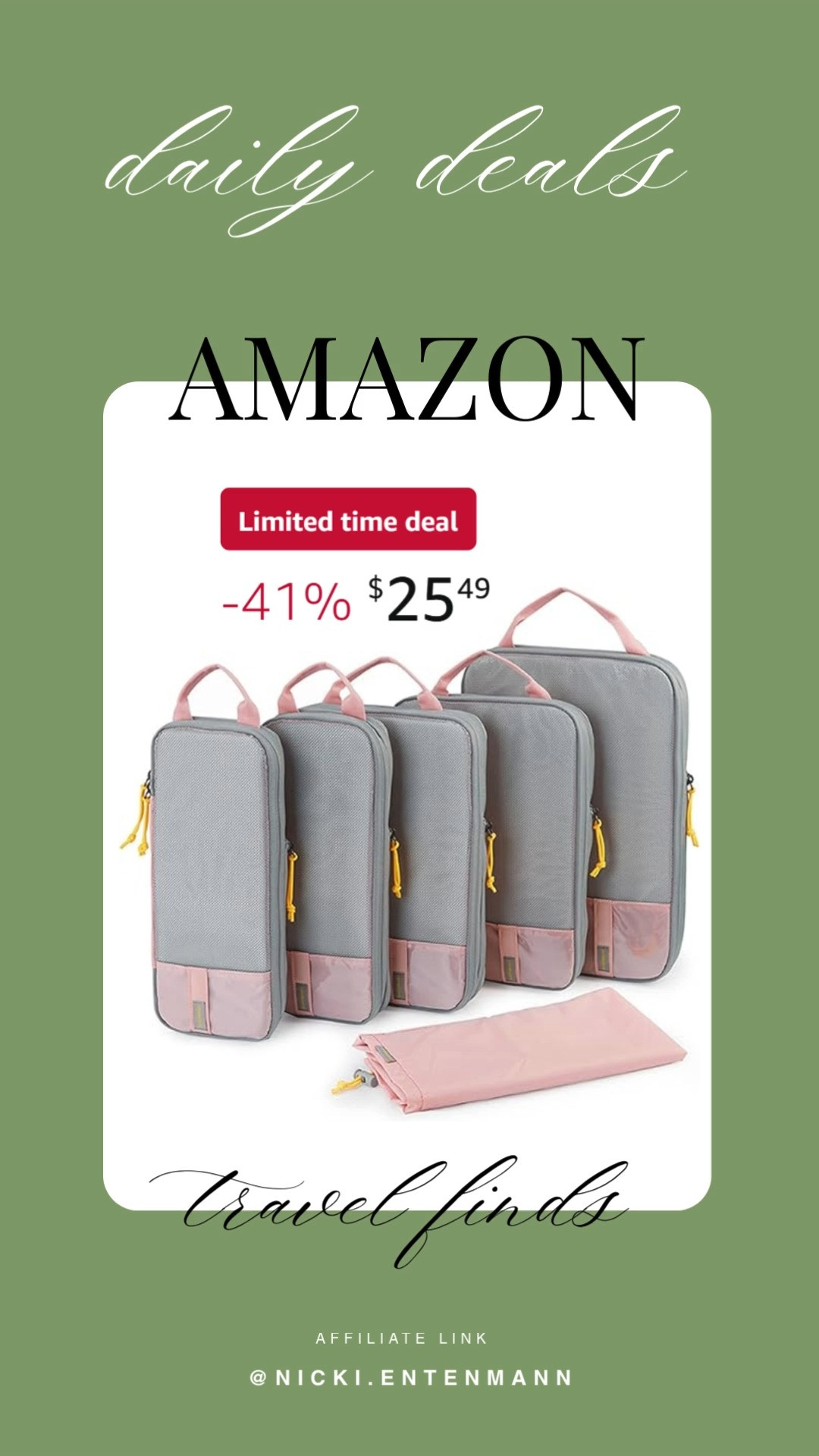 These lightweight luggage organizer bags bring cheerful order and effortless travel style to every journey with practical flair. #LuggageOrganizer #TravelBags #LightweightStyle #WomenFashion #MenFashion #WardrobeEssentials #TravelGear #LifestyleLooks #ModernStyle #PackingMadeEasy 🧳✨🌍
 

 #LTKdayinmylife #LTKHome #LTKTravel