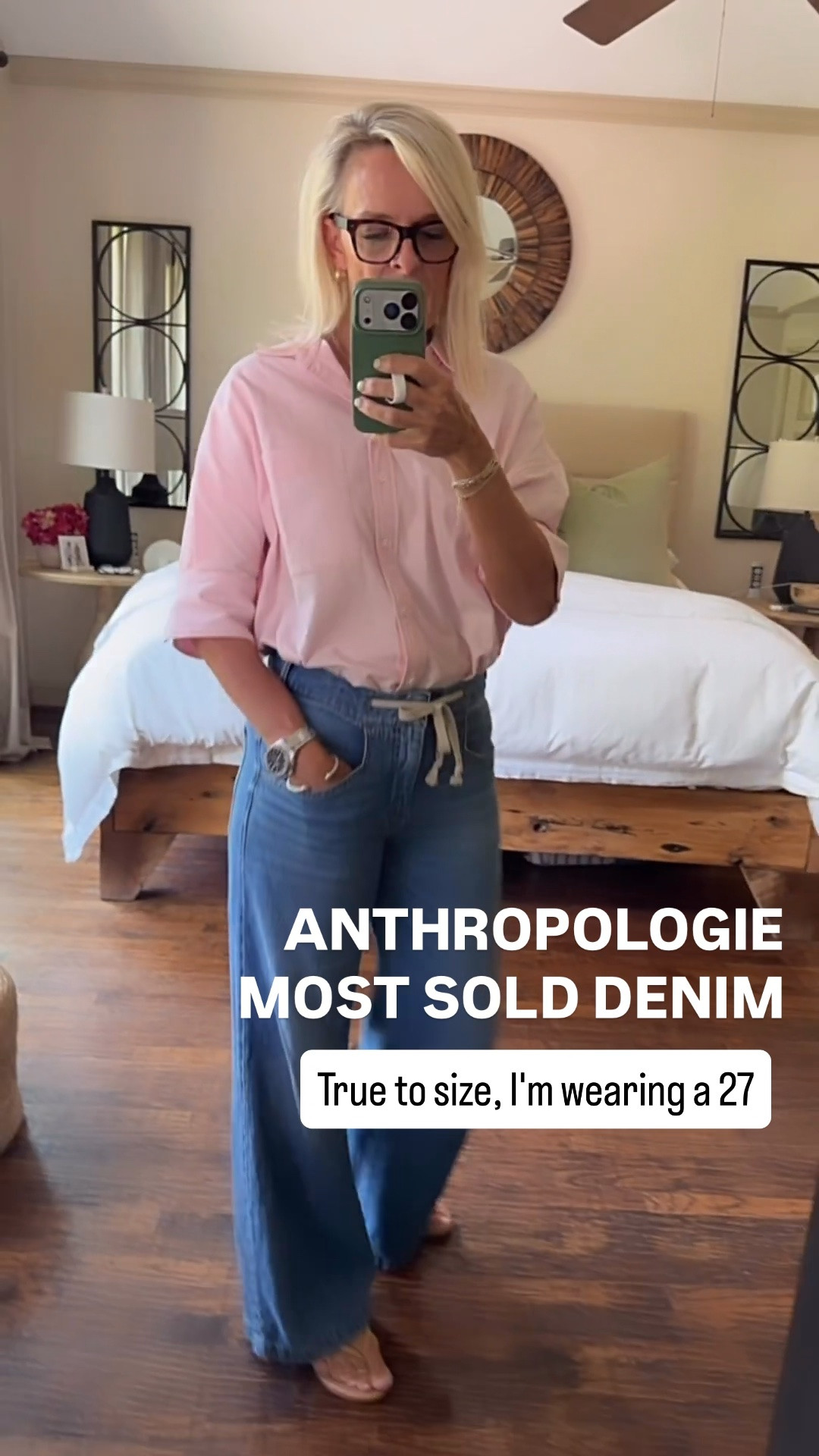 These Pilcro jeans are one of my most-worn pairs! They're fitted through the waist and hips with an easy, relaxed leg that feels incredibly comfortable. True to size, I'm wearing a 27. I'll also link a few of my favorite premium denim styles, and don't forget my Anthropologie code works on premium denim too!

💡 LTK MADE EASY
❤️ Heart = Support my posts!
🔖 Save = Get sale & restock alerts
📋 Lists = Keep favorites organized
📲 Share = Send lists and products to a friend. Hello, Christmas List!
💬 Comment = Ask me anything about what I'm wearing.:-)

#LTKootd #LTKOver40 #LTKSeasonal