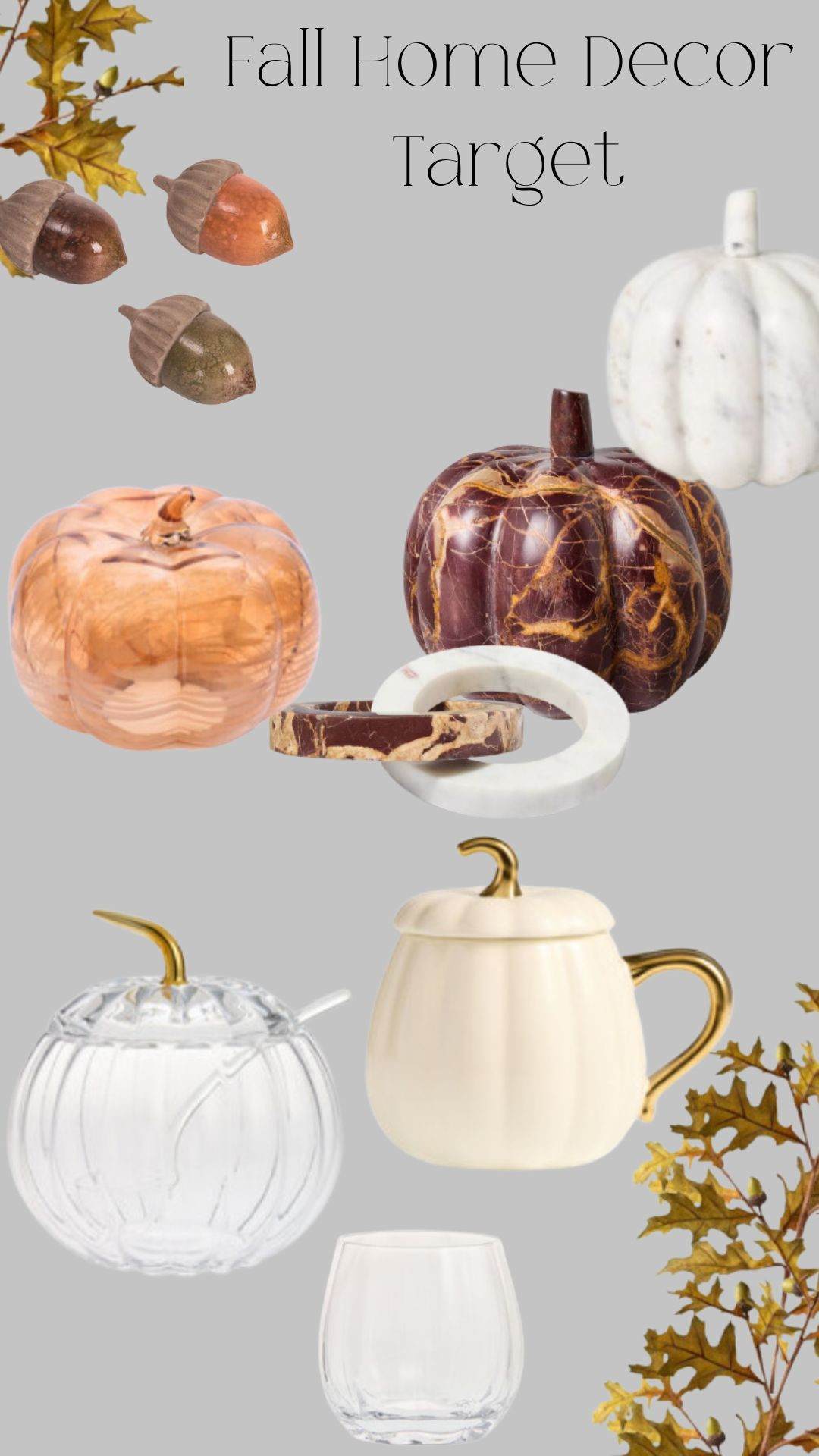 You have a few more weeks of that fall decor!! Make the most of it with these adorable pieces from Target 🎯

