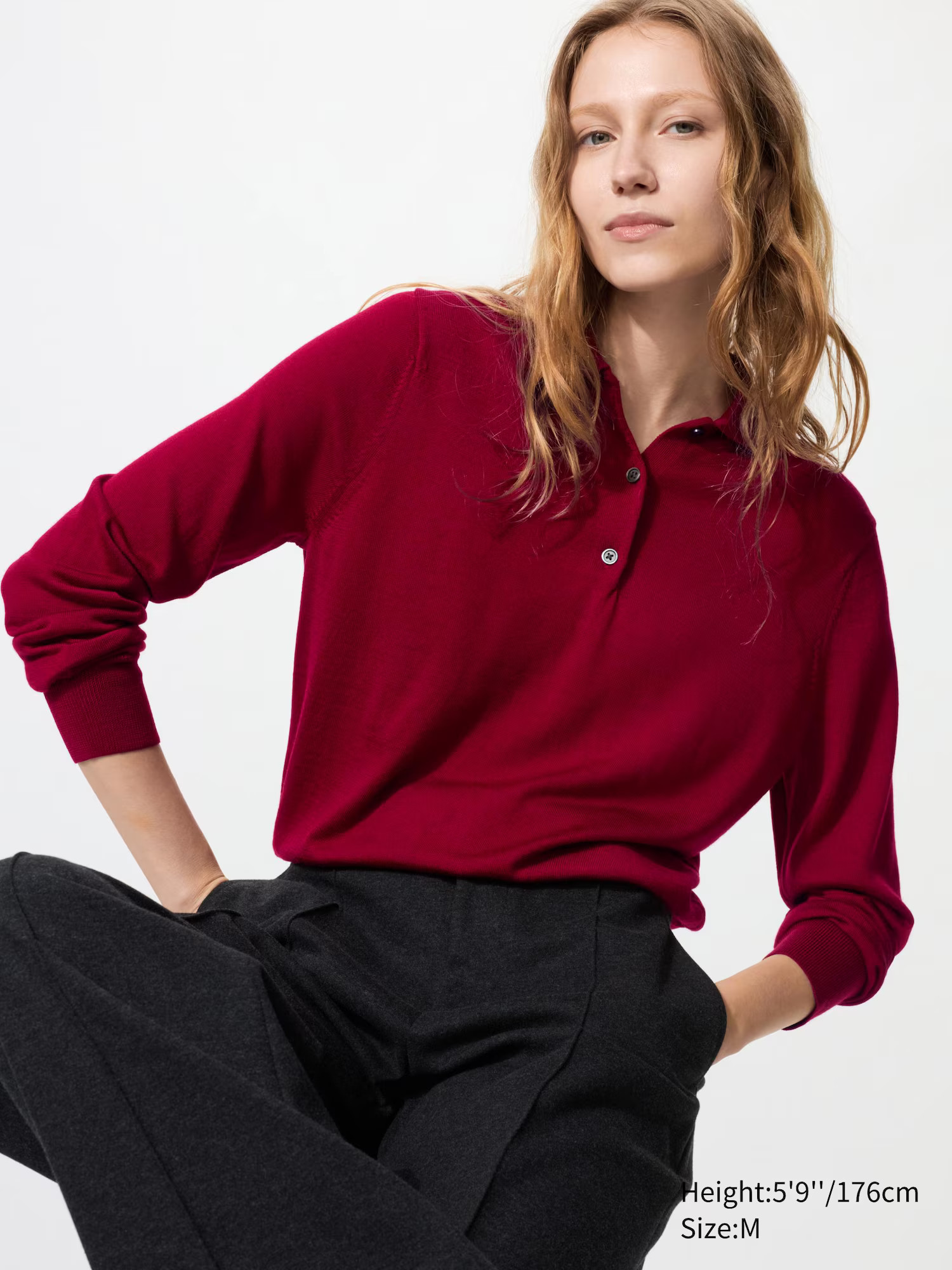 Merino Polo Sweater | UNIQLO (US)