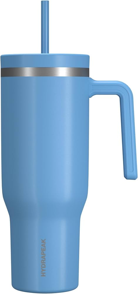 Hydrapeak Voyager 40 oz Tumbler with Handle and Straw Lid | Reusable Stainless Steel Water Bottle... | Amazon (US)
