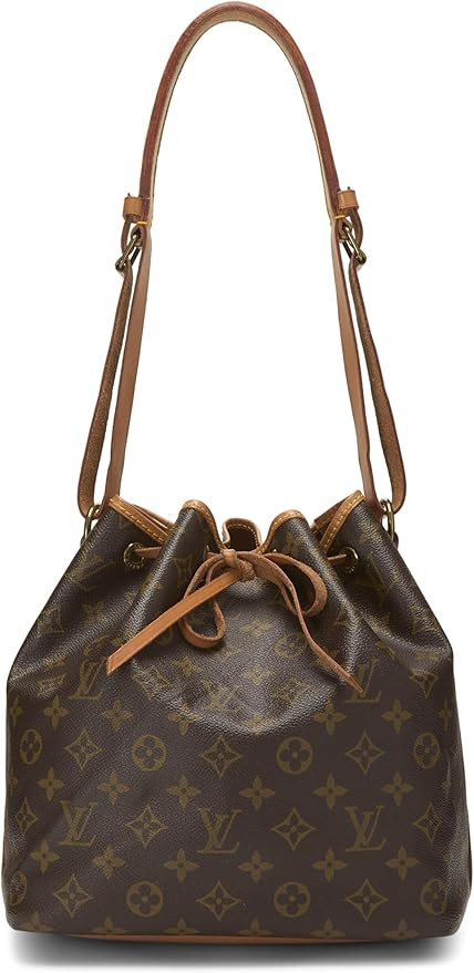 Amazon.com: Louis Vuitton, Pre-Loved Monogram Canvas Noé Petite, Brown : Luxury Stores | Amazon (US)