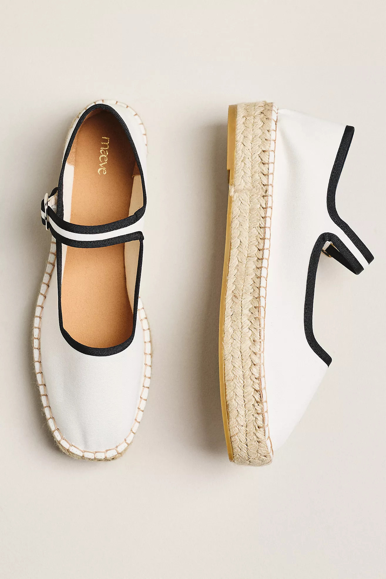 Maeve Mary Jane Espadrille Flats | Anthropologie (US)
