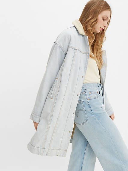 Levi's Reversible Sherpa Coat - Women's 2XS | LEVI'S (US)