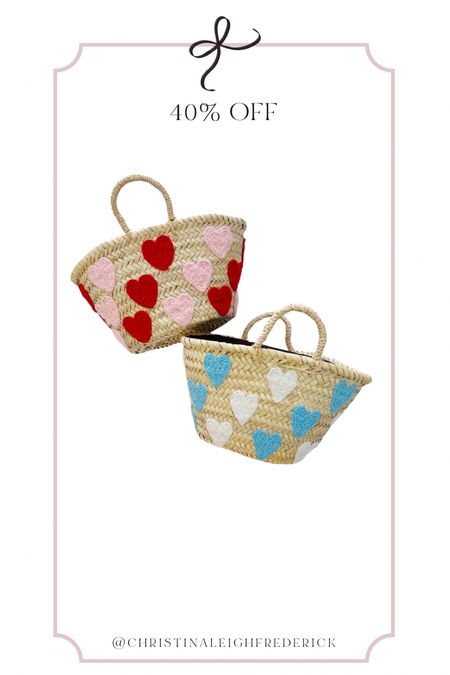 40% off these cuties! Grab one for a little extra love, or to save for next years love basket! 

#LTKfindsunder50 #LTKitbag #LTKSeasonal