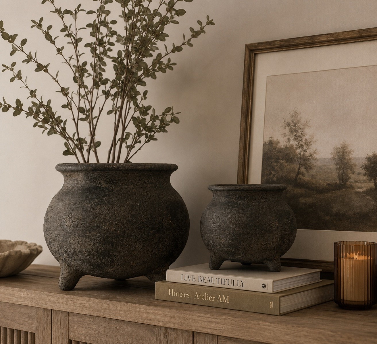 Halloween at Pottery Barn never disappoints. 🖤 These black cauldrons are the perfect spooky-chic decor piece for your entry table, mantel, or console. Which size would you choose? 🎃

#LTKHome #LTKSeasonal