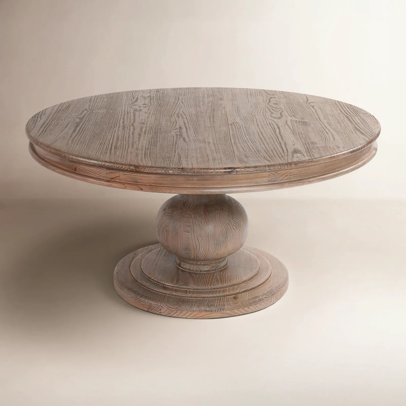 Dadeville Pine Round Solid Wood Dining Table | Wayfair North America