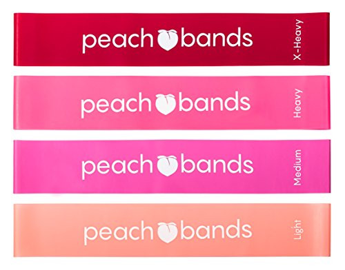Peach Bands Resistance Bands Set - Exercise Workout Bands for Legs and Butt | Amazon (US)