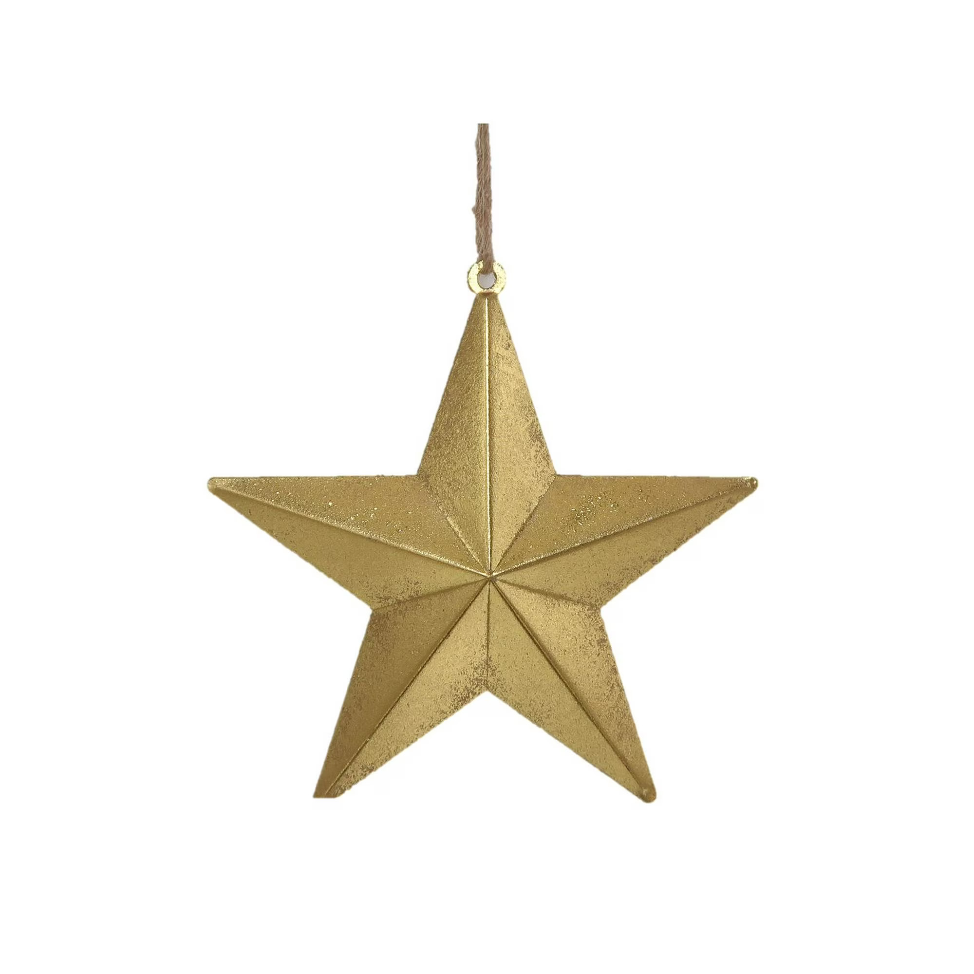 FRAÎCHE Holiday Metal Star Ornament Set, 3 pack, FRAÎCHE Christmas Metal Star Ornament ,6in | Walmart (CA)