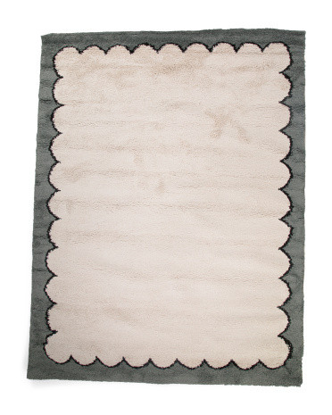 Made In Turkey 8x10 Stella Scalloped Area Rug | TJ Maxx
