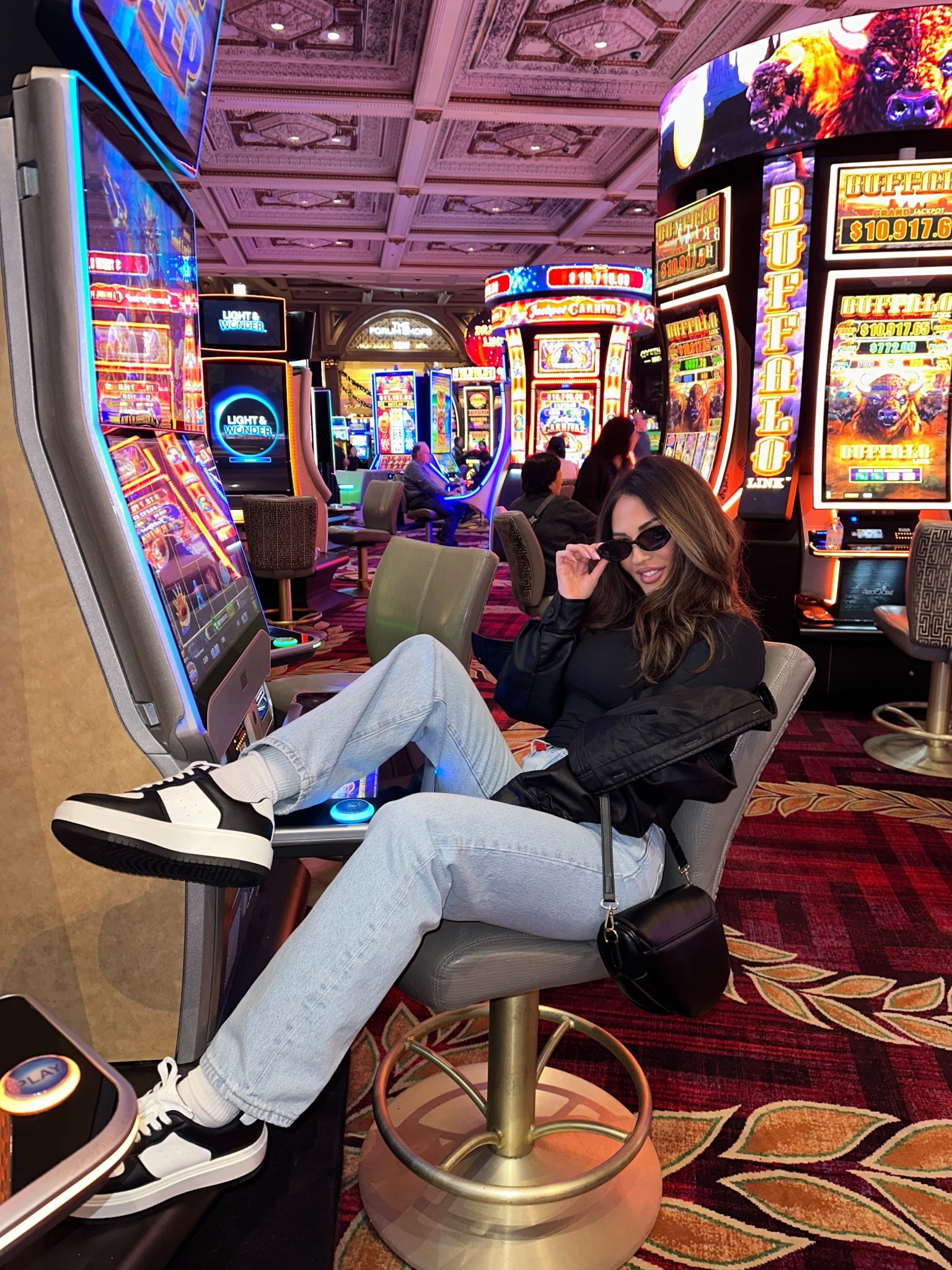 Perfect Vegas day for or any city fit you can walk around in comfortably!! Elevated basics🤌🏼 

#LTKFindsUnder100 #LTKFindsUnder50