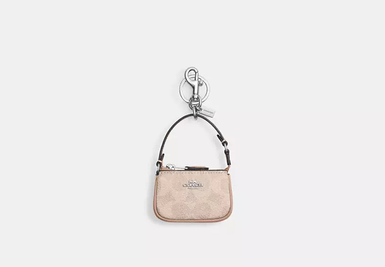 Mini Nolita Bag Charm In Signature Canvas | Coach Outlet US