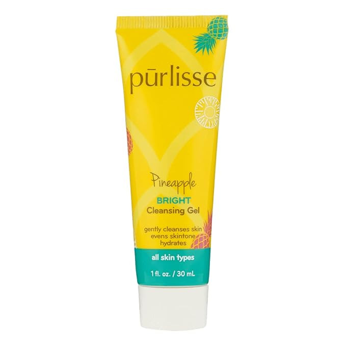 purlisse PINEAPPLE BRIGHT CLEANSING GEL Cruelty-free & clean, Paraben & Sulfate-free, Pineapple b... | Amazon (US)