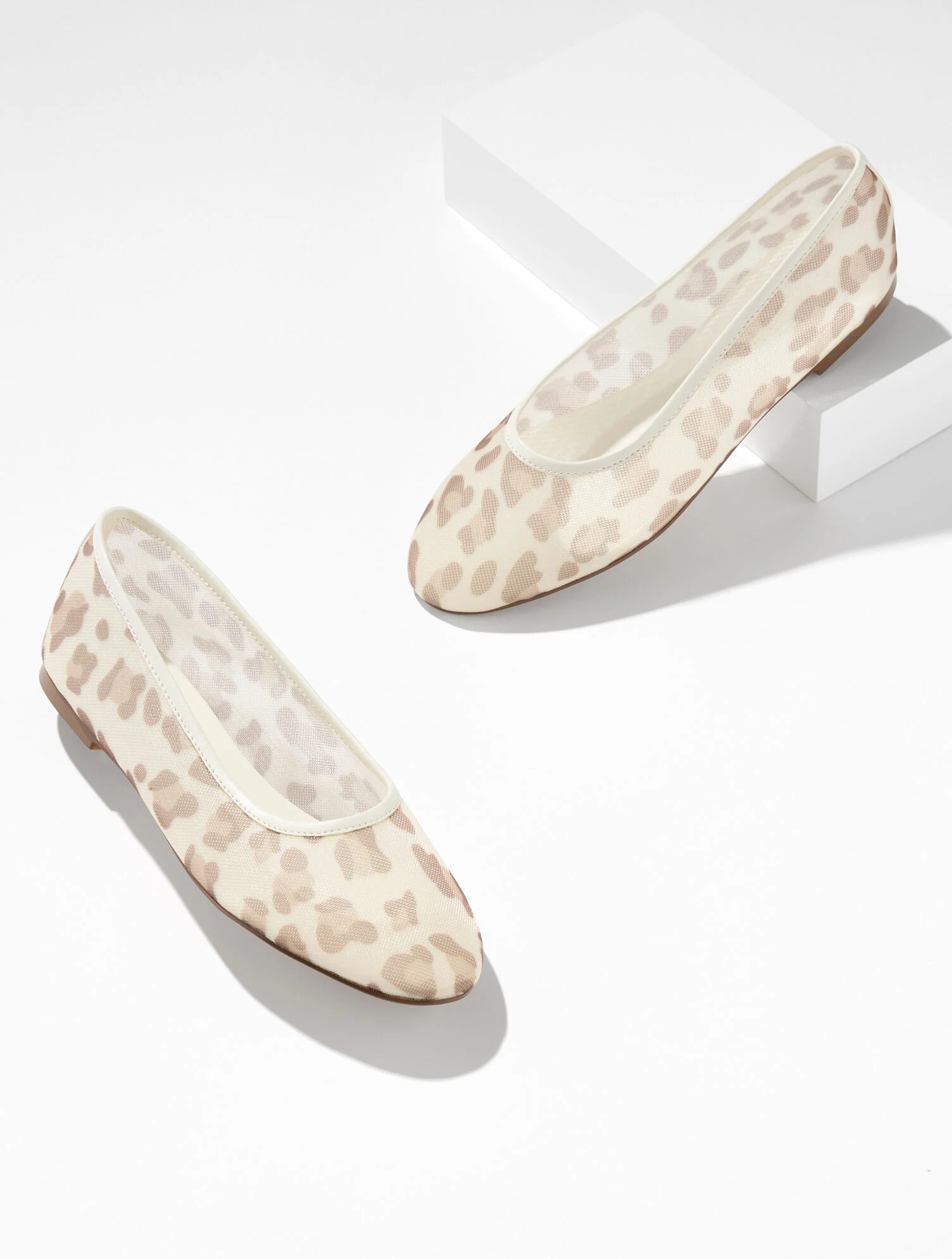 Vera Mesh Ballet Flats - Alluring Leopard | Talbots