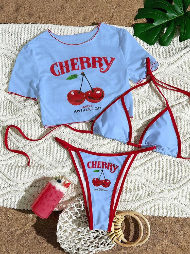 Cherry bathing suit | SHEIN