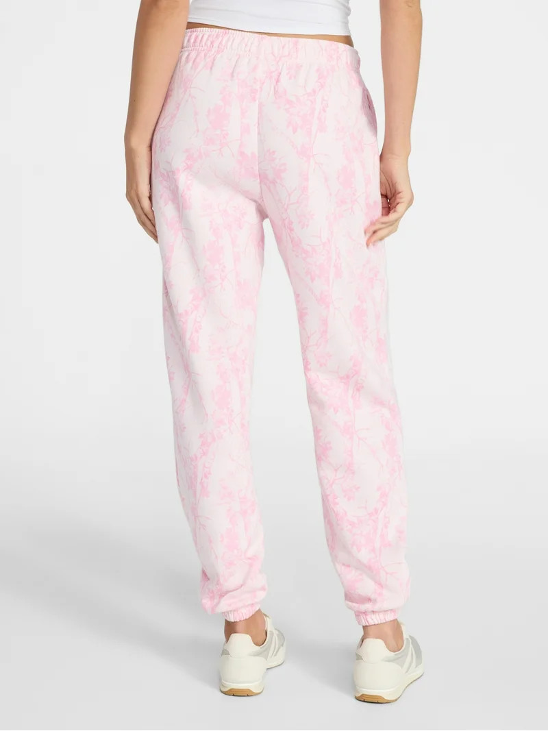 No Boundaries Printed Fleece Joggers, 29'' Inseam, Women's XXS-XXL | Walmart (US)