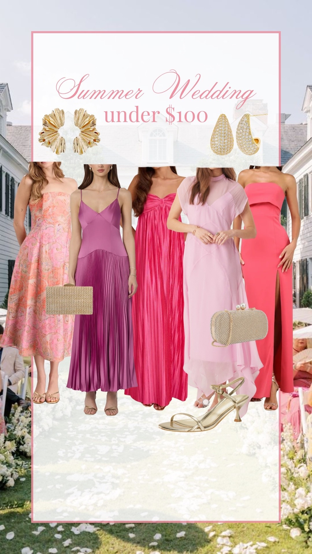 Summer wedding guest dresses under $100!

Dresses under $100 // formal wedding //