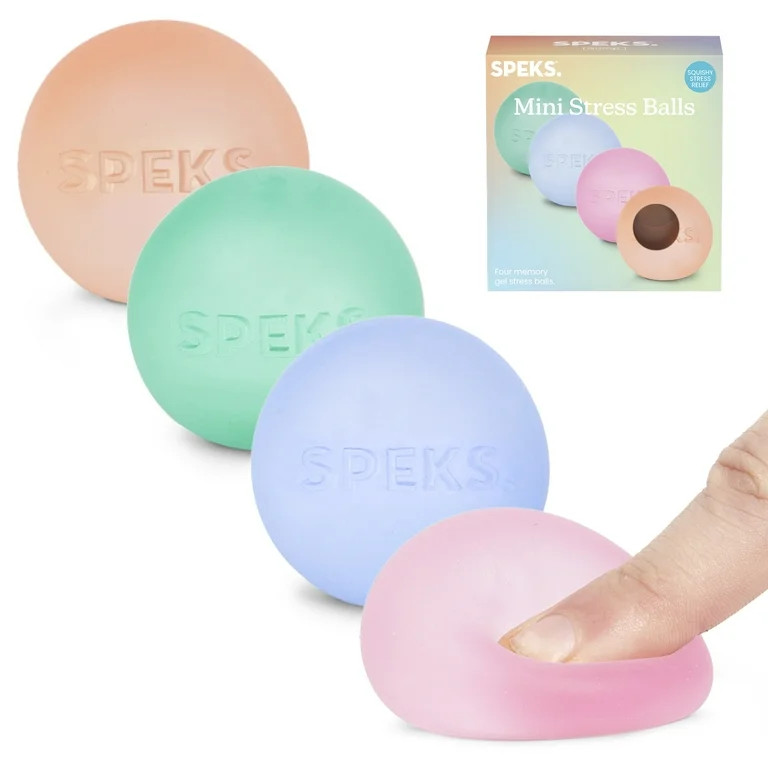 Speks Mini Stress Balls Set of 4 - Walmart.com | Walmart (US)