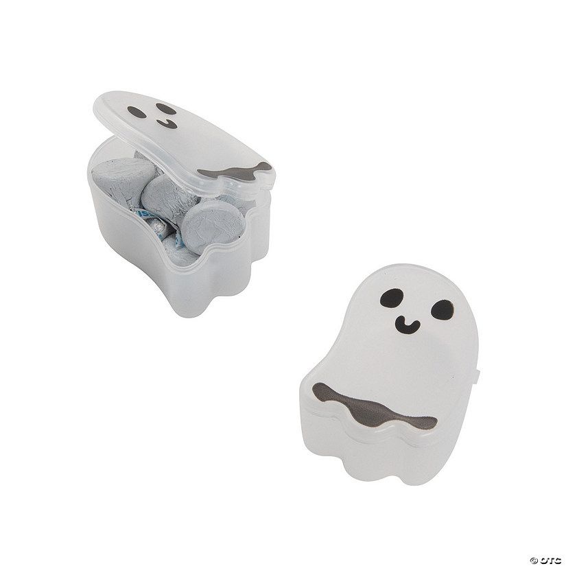Halloween Ghost BPA-Free Plasitc Containers - 24 Pc. | Oriental Trading Company