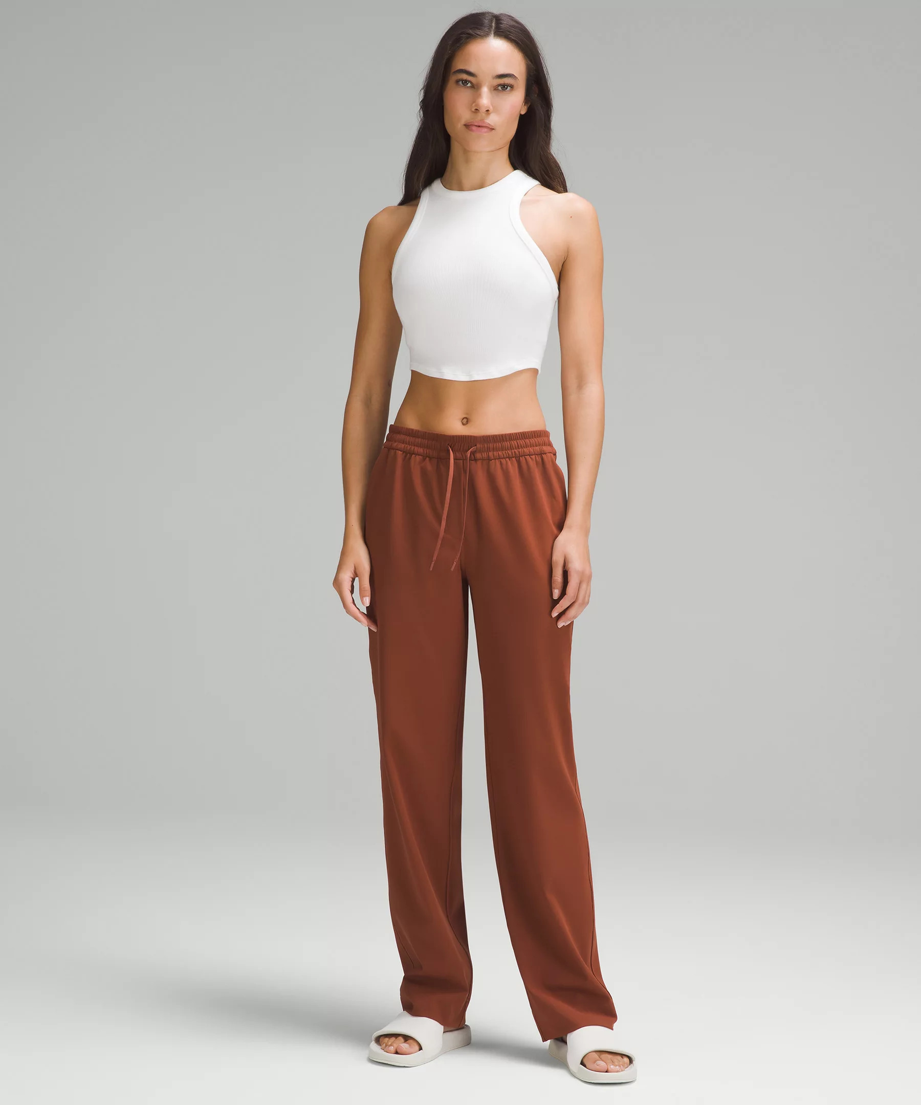 Luxtreme Mid-Rise Straight-Leg Trouser | Lululemon (US)