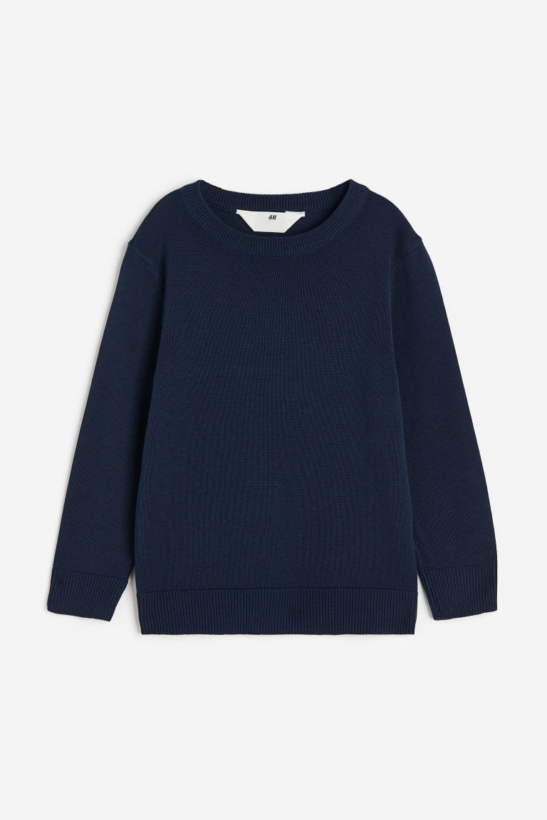 H & M - Cotton Sweater - Blue | H&M (US + CA)
