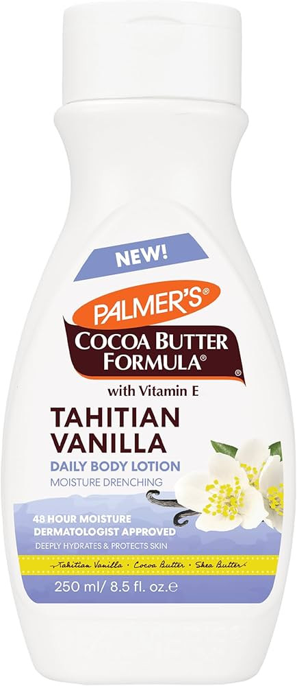 Palmer's Cocoa Butter Formula Tahitian Vanilla Body Lotion, 8.5 Oz, Daily Moisturizing Lotion for... | Amazon (US)