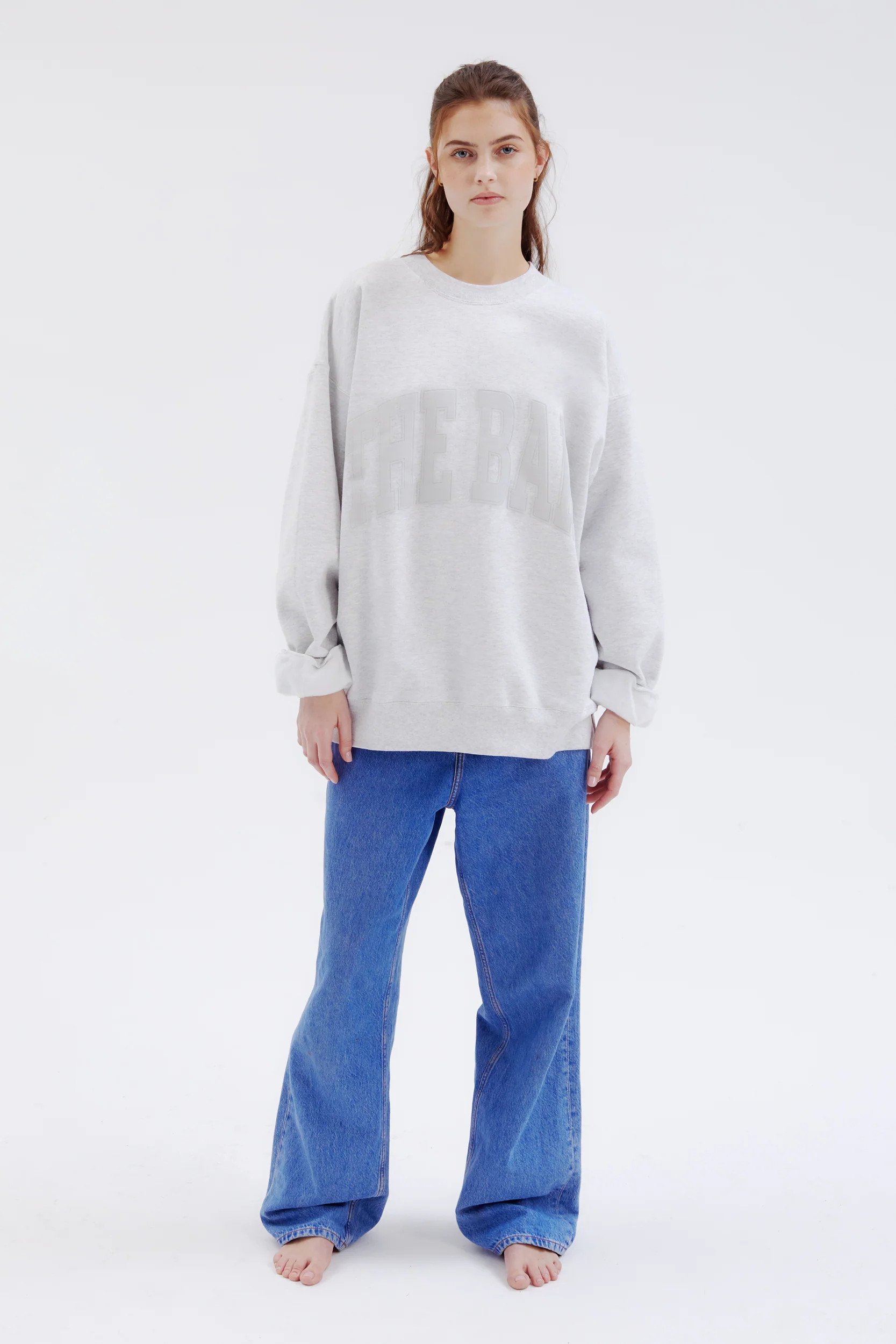 VARSITY SWEATSHIRT LT HEATHER GREY TONAL | The Bar