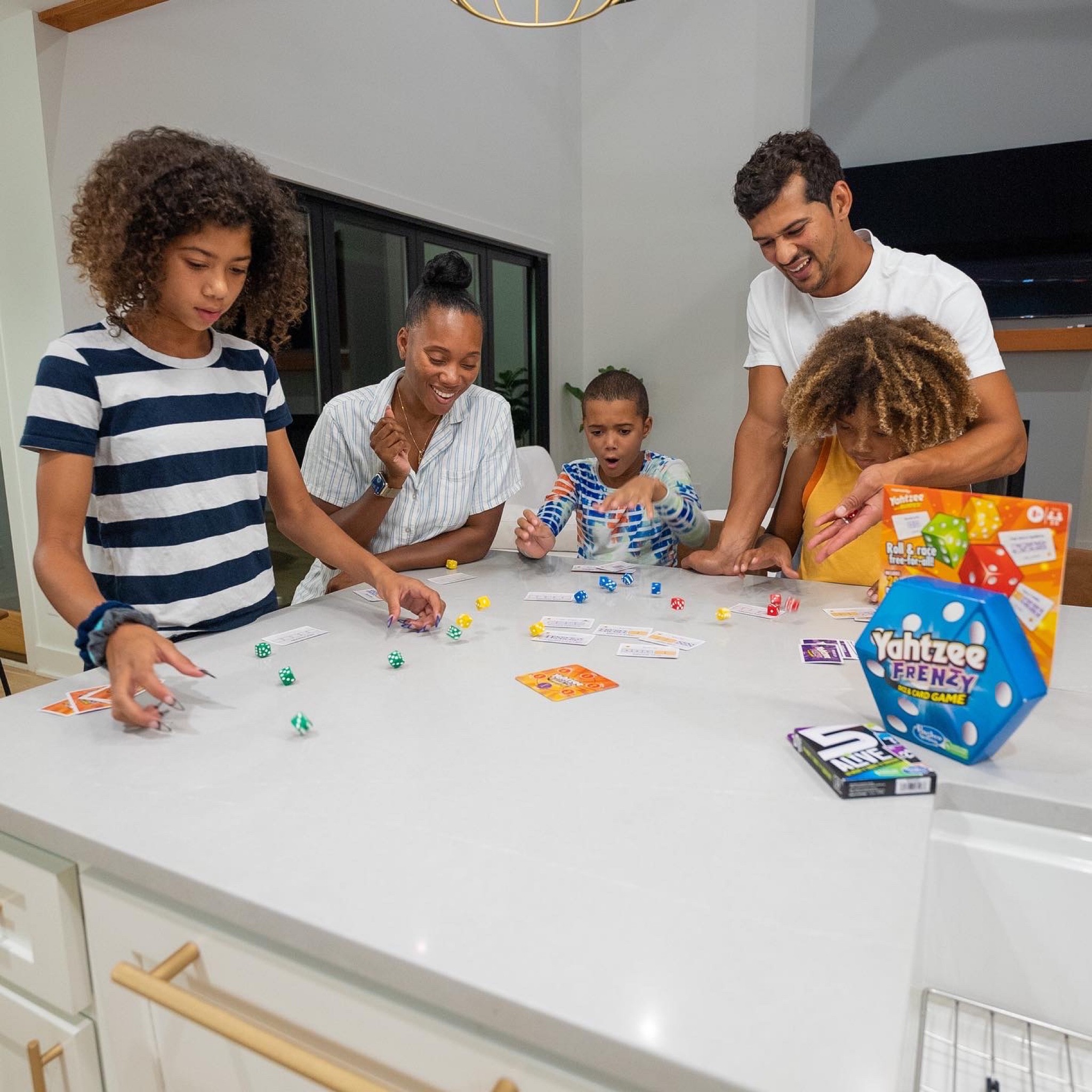 #ad Nothing feels better than to have everyone together in the same room laughing and having fun.  Thanks to @Hasbrogamingofficial and @target there are fun games you have to try. The Five Alive and Yahtzee Frenzy games are now family faves.

The Five Alive game is easy to learn and fun to play and no need to wait your turn for the Yahtzee Frenzy game because you want to roll the dice as quick as you can and find the matches to be the winner. 

Check out these games and more @target !

What’s your favorite thing to do for a family fun night?

#gamenightfromtarget #familygamenight #Target #TargetPartner


#LTKkids #LTKfamily
