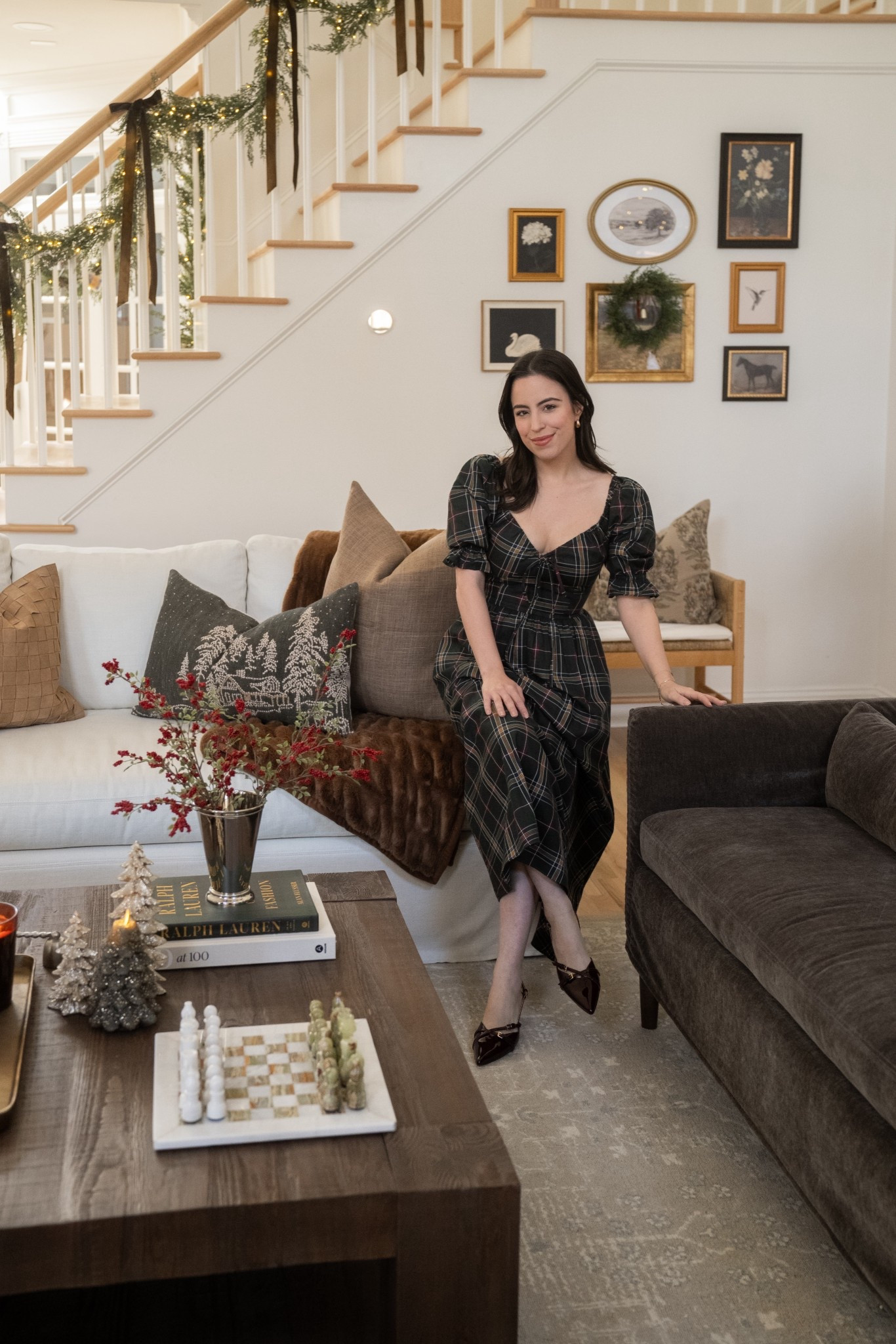 The most perfect tartan midi dress for the Holidays! Also linked our new living room decor 



#LTKHome #LTKHoliday