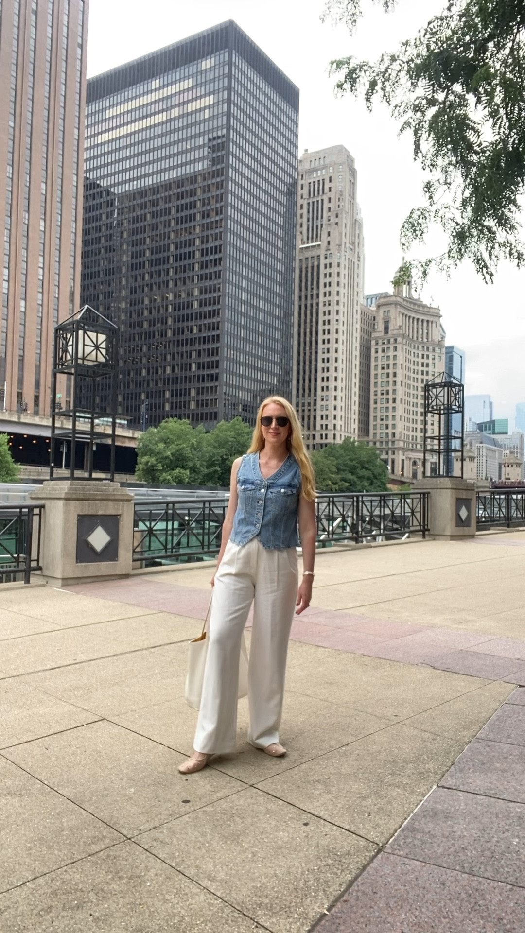 While exploring Chicago - this denim vest received approximately 2 IRL compliments! Also looks cute over a dress or jumpsuit. 

#LTKOver40 #LTKFindsUnder50