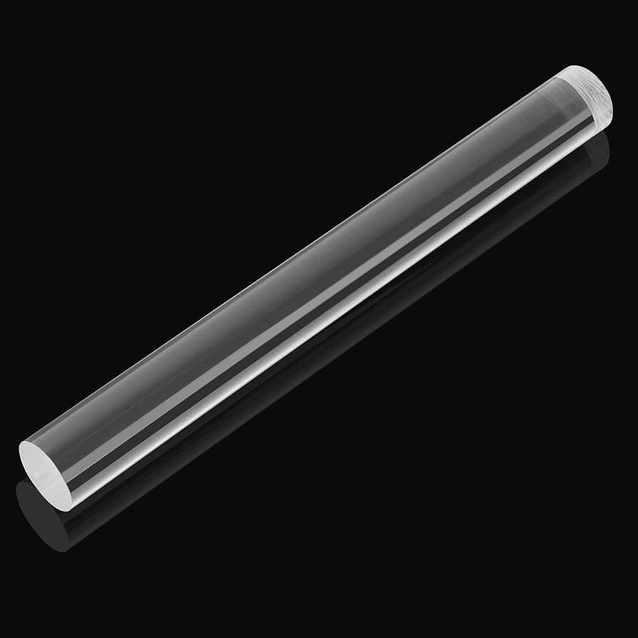 AUGSUN 1pcs Acrylic Clay Roller Acrylic Round Tube Roller Rolling Clay Bar Clear Clay Art Craft D... | Amazon (US)