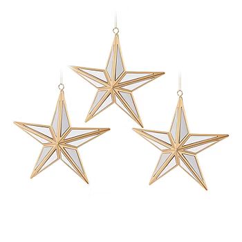 North Pole Trading Co. Gold Star 3-pc. Christmas Ornament | JCPenney