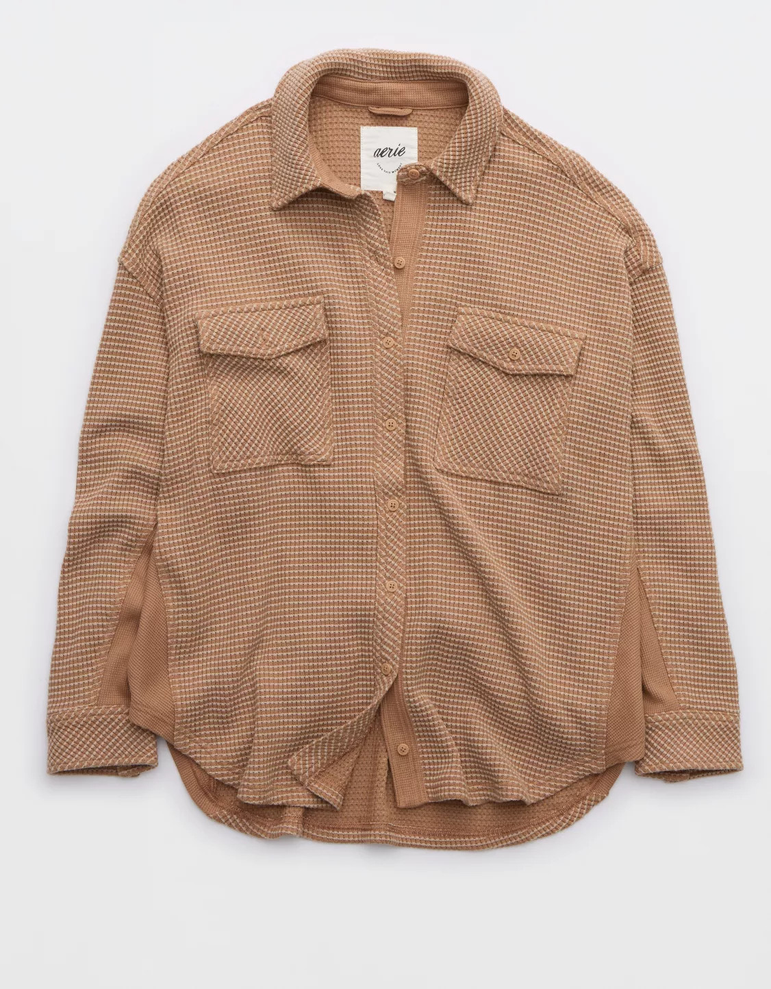 Aerie LumberJane Waffle Shirt | Aerie
